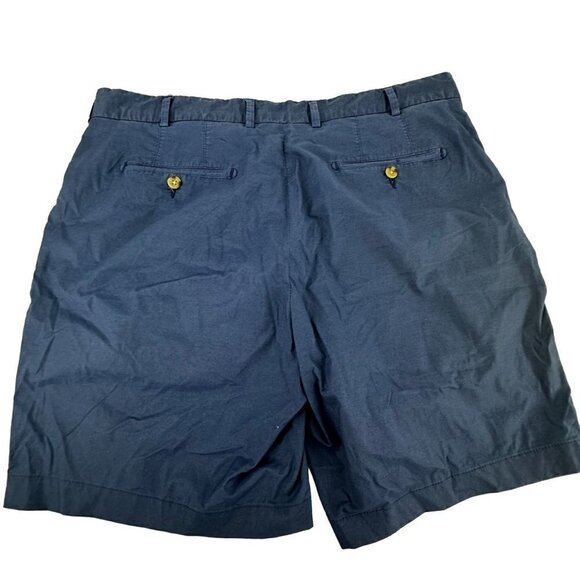 Peter Millar Blue Shorts Men's Size 36 Flat Front Golf Casual Cotton Blend - Picture 10 of 10